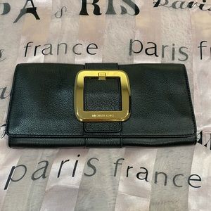 Michael Kors Black Large Clutch